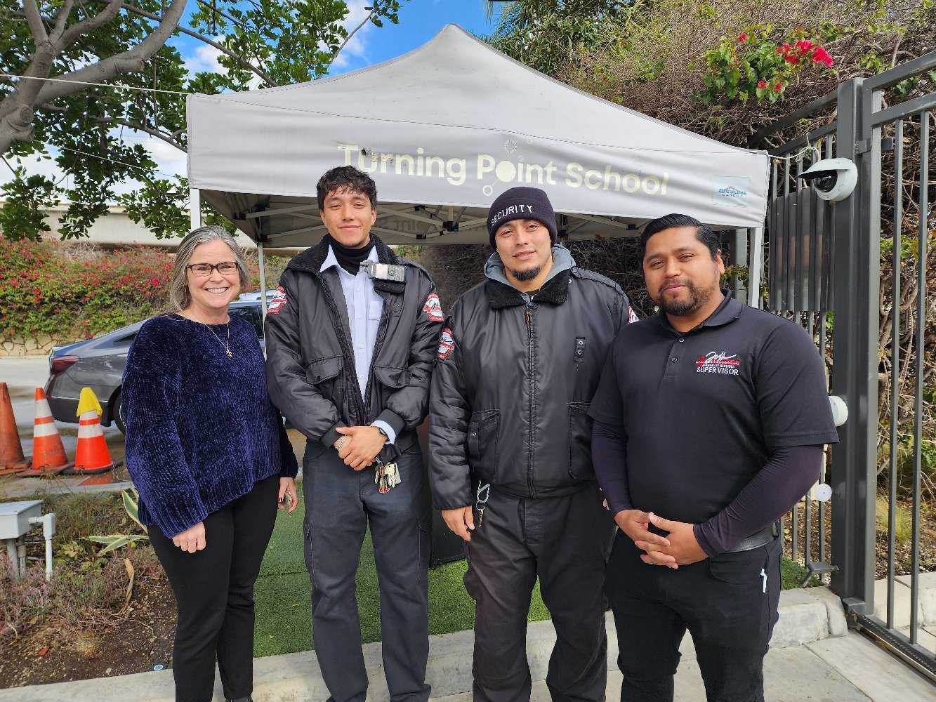 Joffe security professionals on campus